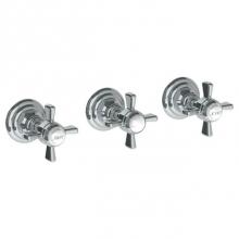 Watermark 34-WTR3-S1-PC - Wall Mounted 3-Valve Shower Trim