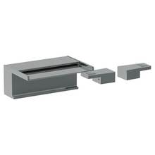 Watermark 35-8WF-ED3-GP - Deck Mounted 3 Hole Bath Set With Waterfall Spout