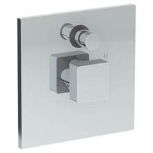 Watermark 35-P90-ED4-WH - Wall Mounted Pressure Balance Shower Trim with Diverter, 7''