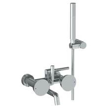 Watermark 36-5.2-BL1-WH - Wall Mounted Exposed Bath Set with Hand Shower