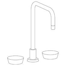 Watermark 36-7-HO-GP - Deck Mounted 3 Hole Square Top Kitchen Faucet