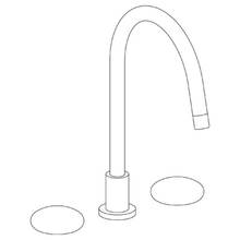 Watermark 36-7G-WM-GP - Deck Mounted 3 Hole Gooseneck Kitchen Faucet