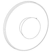 Watermark 36-P80-HO-GP - Wall Mounted Pressure Balance Shower Trim, 7'' dia.