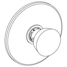 Watermark 36-T10-HO-WH - Wall mounted Thermostatic Shower Trim, 7 1/2'' dia.