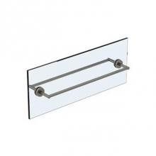 Watermark 37-0.1A-DDP-EB - Blue 24'' Double Shower Door Pull / Glass Mount Towel Bar