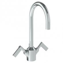 Watermark 37-1-BL2-SBZ - Deck Mounted 2 Handle Monoblock Lavatory Mixer