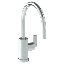 Watermark 37-7.3G-BL2-WH - Deck Mounted 1 Hole Gooseneck Kitchen Faucet