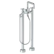 Watermark 37-8.26.3V-BL3-WH - Floor Standing Bath set with Volume Hand Shower