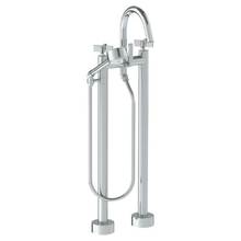 Watermark 37-8.3V-BL3-PC - Floor Standing Gooseneck Bath Set with Volume Hand Shower