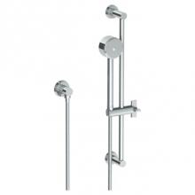 Watermark 37-HSPB2-BL3-SBZ - Positioning Bar Shower kit with Volume Hand Shower and 69'' Hose