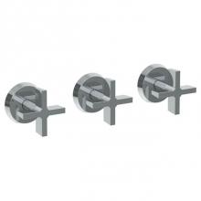 Watermark 37-WTR3-BL3-PC - Wall Mounted 3-Valve Shower Trim