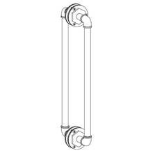 Watermark 38-0.1-12DDP-PC - Elan Vital 12'' Double Shower Door Pull / Glass Mount Towel Bar