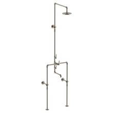 Watermark 38-3.1FLT-__-__-__-EV4-WH - Floor Mounted Exposed Thermostatic Tub/ Shower Set