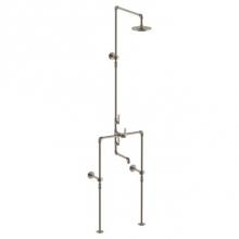 Watermark 38-3.1FLT-__-__-__-EV4-SBZ - Floor Mounted Exposed Thermostatic Tub/ Shower Set