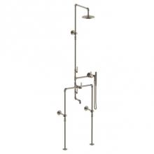 Watermark 38-3.91FLT-__-__-__-EV4-SBZ - Floor Mounted Exposed Thermostatic Tub/ Shower With Hand Shower Set