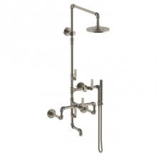 Watermark 38-3.91T-__-__-__-EV4-SBZ - Wall Mounted Exposed Thermostatic Tub/ Shower With Hand Shower Set