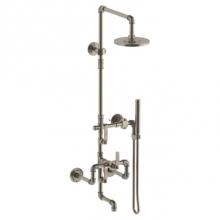 Watermark 38-3.91T.1-__-__-__-EV4-SBZ - Wall Mounted Exposed Thermostatic Tub/ Shower With Hand Shower Set And Diverter