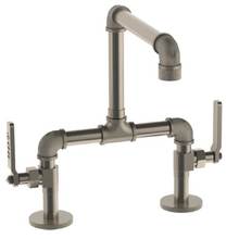 Watermark 38-7.5-EV4-WH - Deck Mounted Bridge Kitchen Faucet