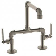 Watermark 38-7.5-EV4-SBZ - Deck Mounted Bridge Kitchen Faucet