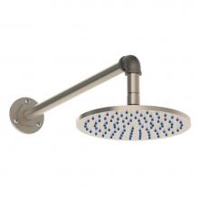 Watermark 38-HAF.1-WH - Wall Mounted Showerhead, 8'' dia with 12'' to 18'' Arm and Flange