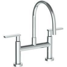 Watermark 70-7.5G-RNS4-GP - Deck Mounted Bridge Gooseneck Kitchen Faucet