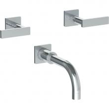 Watermark 71-5-LLD4-PC - Wall Mounted 3 Hole Bath Set