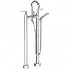 Watermark 71-8.3-LLD4-PC - Floor Standing Bath set with Slim Hand Shower