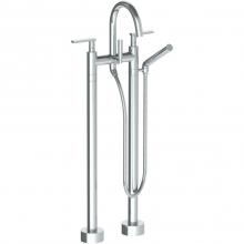 Watermark 71-8.3-LLP5-PC - Floor Standing Bath set with Slim Hand Shower