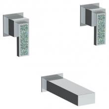 Watermark 97-5-J5-PC - Wall Mounted 3 hole Bath Set