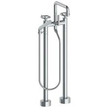 Watermark 31-8.26.3-BKA1-PC - Floor Standing Square Bath Set with Slim Hand Shower