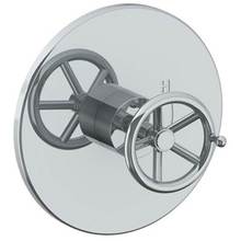 Watermark 31-P80-BKA1-WH - Wall Mounted Pressure Balance Shower Trim, 7'' dia.