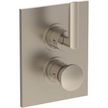 Watermark 64-T20-BR4-PC - Wall Mounted Thermostatic Shower Trim with built-in control, 6 1/4'' X 8''