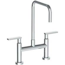 Watermark 70-7.5-RNK8-GP - Deck Mounted Bridge Square Top Kitchen Faucet