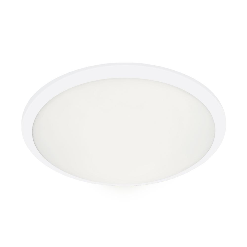 Malta 15-in White LED Flush Mount