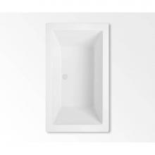 Aquatic AC003323-FC-DBA-WH - Soco 7242C Drop-in Bathtub