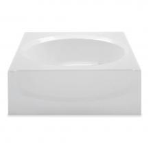 Aquatic AC003097-L-TO-WH - Alana II Alcove Bathtub