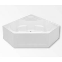 Aquatic AC003050-BC-TO-WH - 2600CBD Corner Bathtub