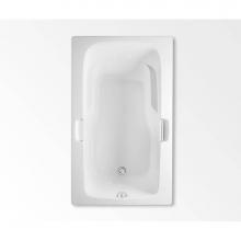 Aquatic AC003283-UNI-TO-WH - Montrose II 1X Drop-in Bathtub