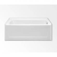 Aquatic AC003243-R-TO-WH - Ellis 6032S Alcove Bathtub