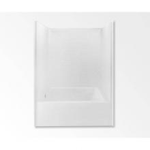 Aquatic AC003431-L-TO-WH - 6042STTM AFR One-Piece Tub Shower