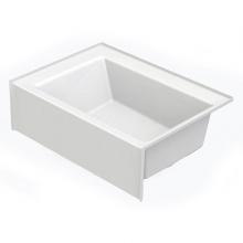 Aquatic AC003089-L-TO-WH - 6042SMIN Alcove Bathtub