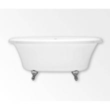 Aquatic AC003224-FC-TO-WH - Delilah 6638CF Freestanding Bathtub