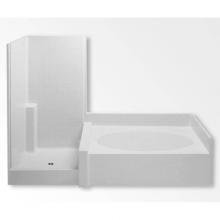 Aquatic AC003442-L-TO-WH - Darsey 10242 Tub Shower Suite