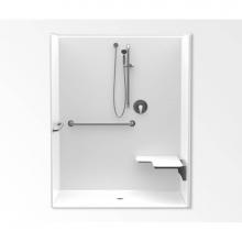 Aquatic AC003536-XADANS-WH - 16034BFSC Alcove Shower