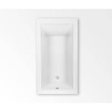 Aquatic AC003322-UNI-DBA-WH - Soco 7242 Drop-in Bathtub