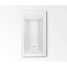 Aquatic AC003316-UNI-DBA-WH - Soco 6636 Drop-in Bathtub