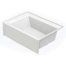 Aquatic AC003088-R-TO-WH - 6042SMINM AFR Alcove Bathtub