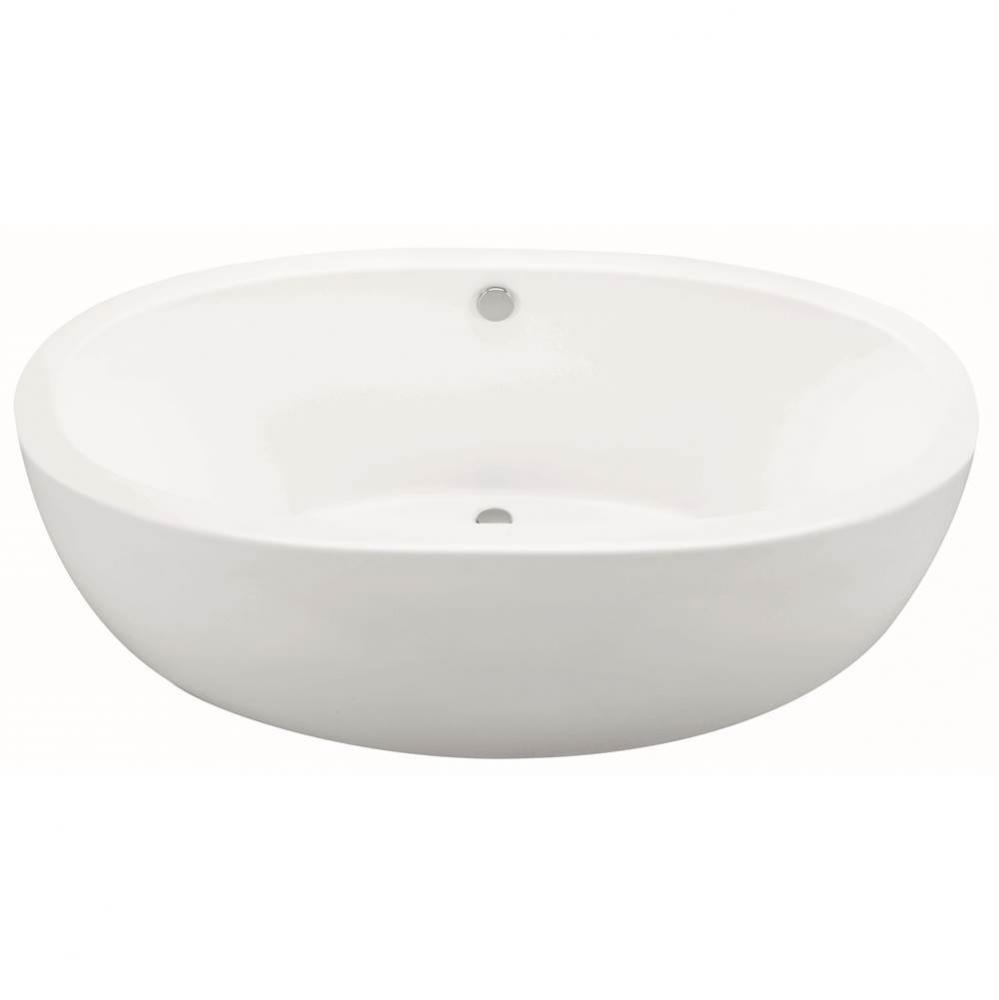 Olivia 1 Dolomatte Freestanding Sculpted Air Bath Elite - White (66X36)