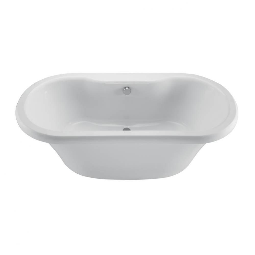 71X35 White Freestanding Air Bath With Pedestal Melinda 6