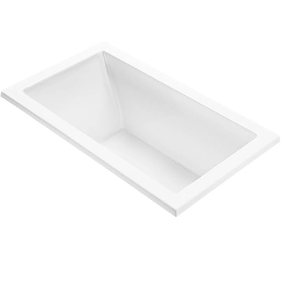 Andrea 19 Acrylic Cxl Undermount Air Bath/Stream - White (54X32)